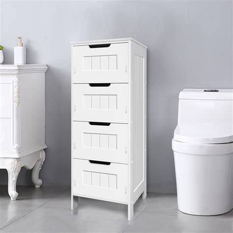 White Bathroom Floor Cabinet Aspect Odense Bathroom Corner Storage