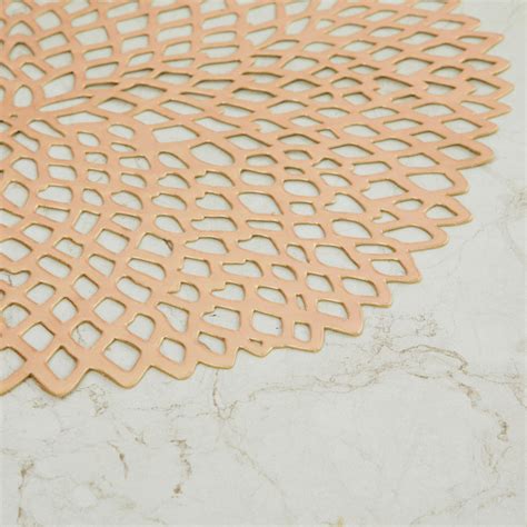 Buy Cinder Dahlia PVC Cut-Work Placemat from Home Centre at just INR 299.0