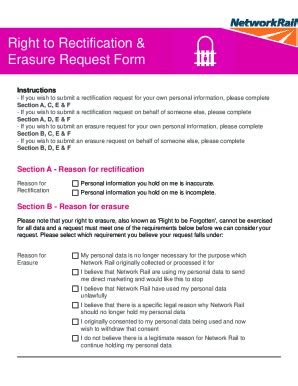 Image result for Rectification Request