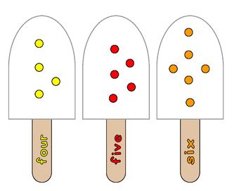 Image result for Numbers Popsicles