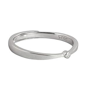 ZAVYA 925 Pure Silver Ring with Rhodium Plating Designer Ring Jewelry ...
