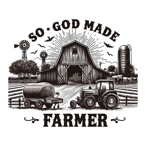 So God Made a Farmer, PNG Digital Download for Sublimation - Etsy
