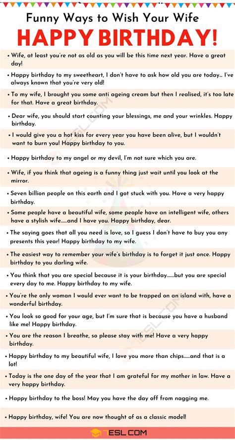 Happy Birthday Wife: 35+ Sweet and Funny Birthday Wishes for your Wife ...