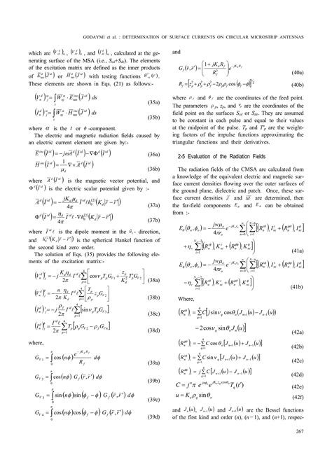Determination of Surface Currents on Circular Microstrip Antennas | PDF