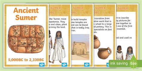 Ancient Sumer Timeline Posters (teacher made) - Twinkl