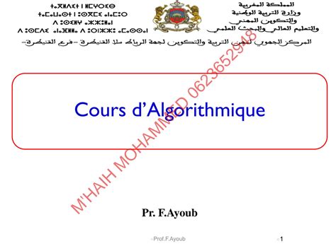 Image result for +Cour Algorithme ENC