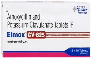 Elmox Cv 625 Tablet 10: Uses, Side Effects, Price & Substitutes