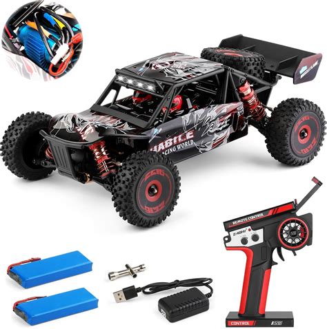 Amazon.com: CKYSCHN WLtoys 124016(V2) Fast RC Cars, 75km/h Brushless RC Buggy Trucks, 1/12 Scale ...