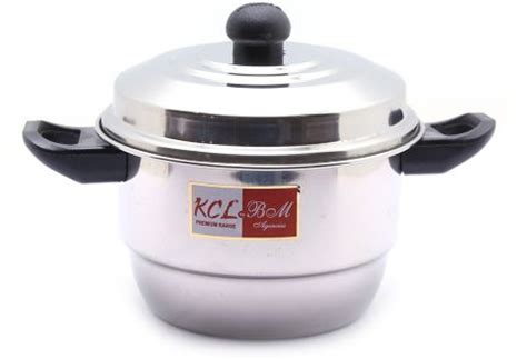 KCL Stainless Steel Kidz Button Idli Maker - 4 Plates - 20 Idli ...