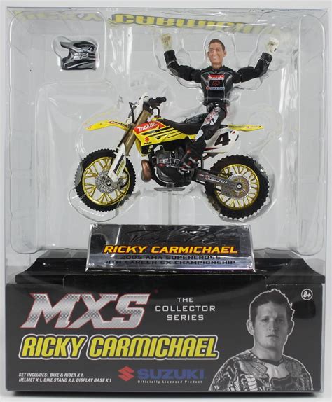 MXS The Collector Series Ricky Carmichael Action Figure with Bike and ...