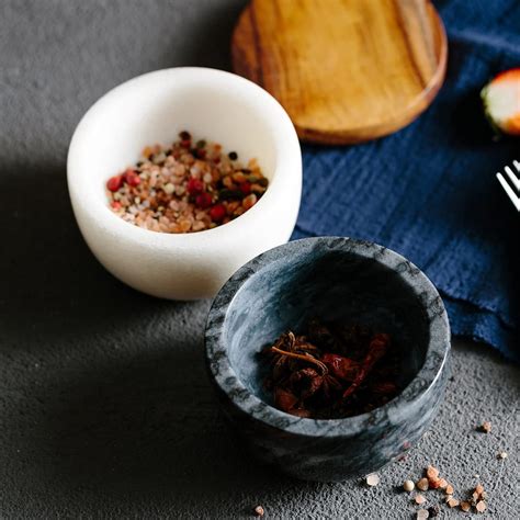 Product Of The Week: A Set of Marble Salt and Pepper Cellars