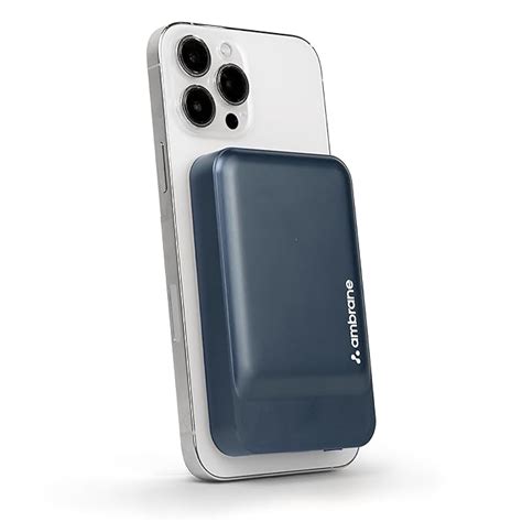 Ambrane 10000mAh MagSafe Wireless Fast Charging Power Bank, Compact ...