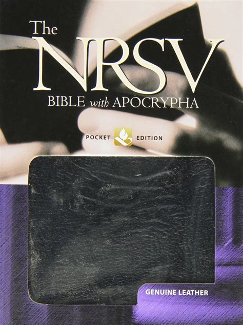 The New Revised Standard Version Bible with Apocrypha: Pocket Edition ...