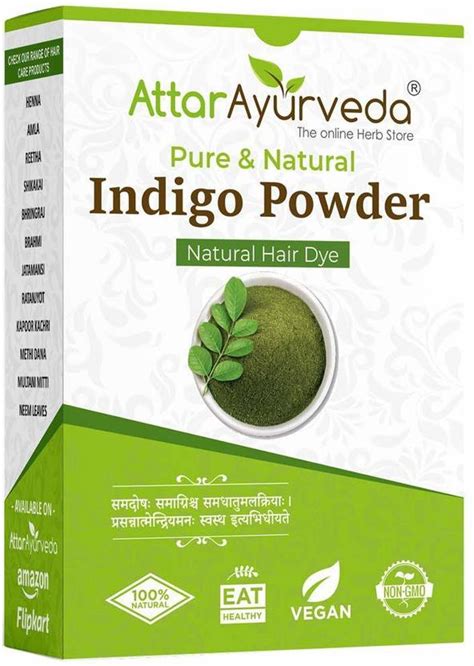 Attar Ayurveda Indigo Powder for black hair - Price in India, Buy Attar ...