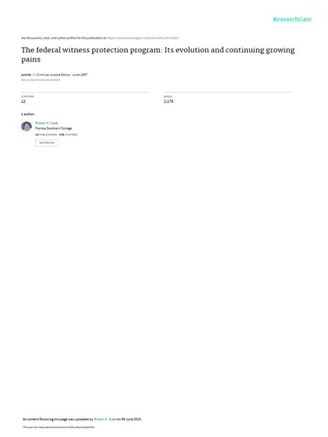 Image result for U.S. Federal Witness Protection Program