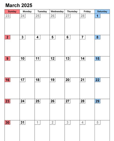Printable Free Download March 2025 Calendar – Free download and print ...