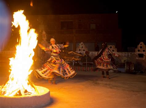 Feuer Tanz (Fire Dance), Rajasthan, Indien