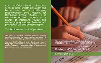The Unofficial Vocabulary, Words & Grammar Practice Exercises for ...