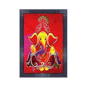 pnf Poster And Frames Ganesh Ji Wall Painting With Acrylic Sheet | For ...