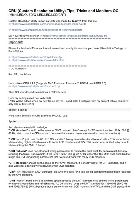 Image result for Cru Custom Resolution Utility