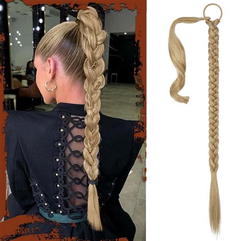 Amazon.com : Sofeiyan Long Braid Ponytail Extension with Hair Tie ...