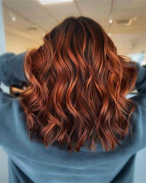 Medium Auburn Hair Color Ideas