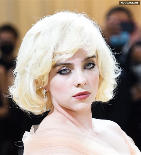 Billie Eilish Face at Met Gala Celebrating In America Sep 13 2021 – Nudbay