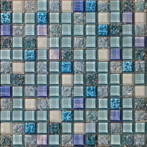 Swimming Pool Glass Mosaic Tiles - Bathroom Back Splash Glass Mosaic ...