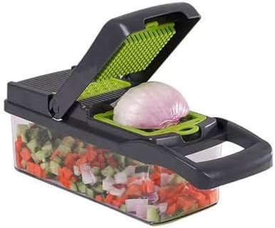 22 In 1 Vegetable Chopper With Container And Lid Manual Hand Veggie ...