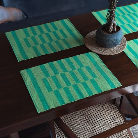 Thalir Handloom Cotton Table Placemats – Graamyam