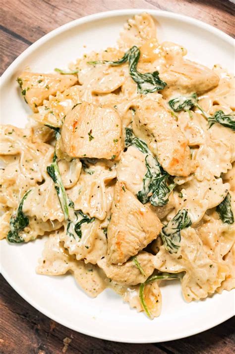 Chicken spinach alfredo – Artofit
