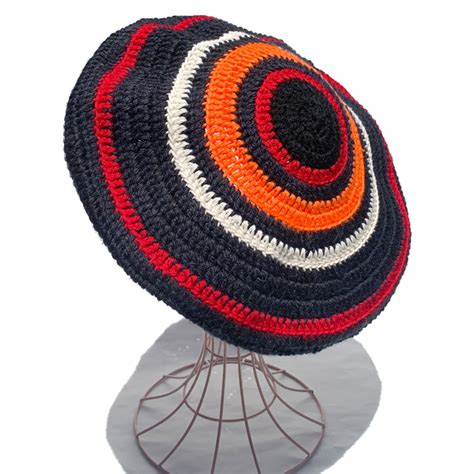 【クロシェタム】PINORI ボーダータム ベレー チャコール | SAYOYON GALLERY