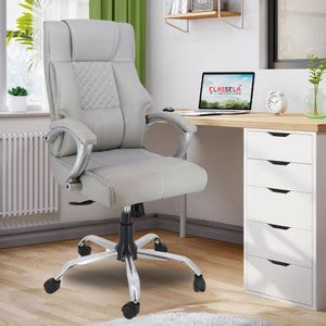 CLASSELA premium leatherette ergonomic Boss revolving office ...