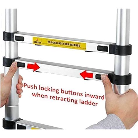 OKUOKA 20 FT Aluminum Telescoping Ladder 6.2M Telescopic India | Ubuy