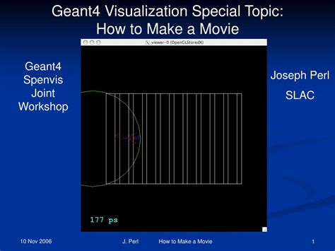 Image result for Geant4 Visualization