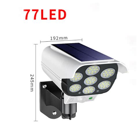 Motion Sensor Solar Light Simulation Fake Monitoring | Ubuy India