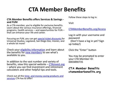 PPT - CTA Campaign 2018: Your Guide to Voting and Member Benefits ...