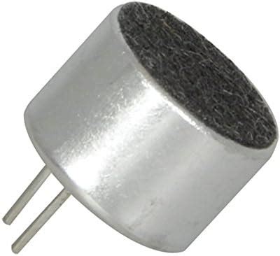 Projects Unlimited AOM-6545P-R Cartridge Microphone, 2 Pin, 1Ω, 4.5V ...