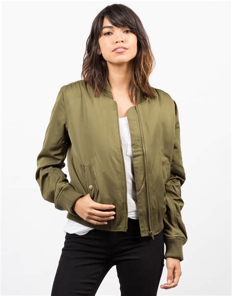Womens Green Bomber Jacket at Alan Matheny blog