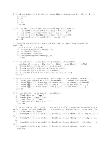 Image result for Assessment Operator Java
