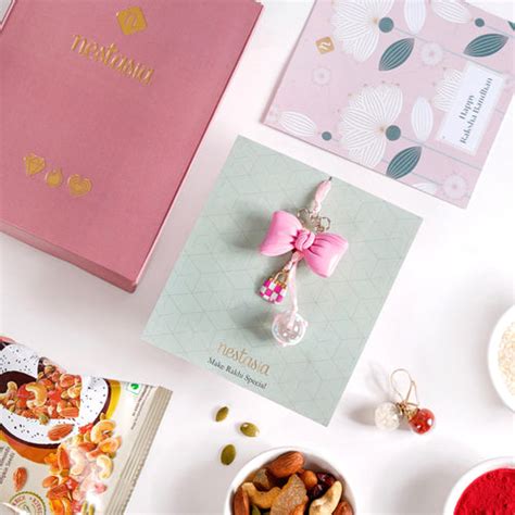Rakhi Celebration Gift Set Of 3 Online - Premium Gift Hamper | Nestasia