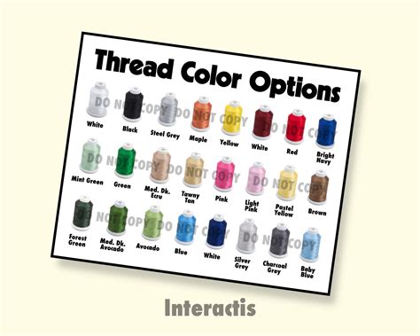 Image result for ThreadArt Color Chart