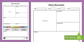 EYFS Long Observation Sheet (New EYFS 2021) (teacher made)