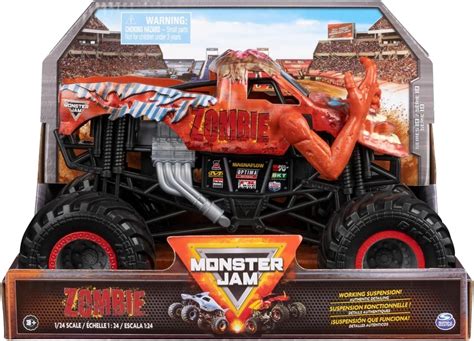 Official Monster Jam 1:24 Scale Diecast Truck - Red Philippines | Ubuy