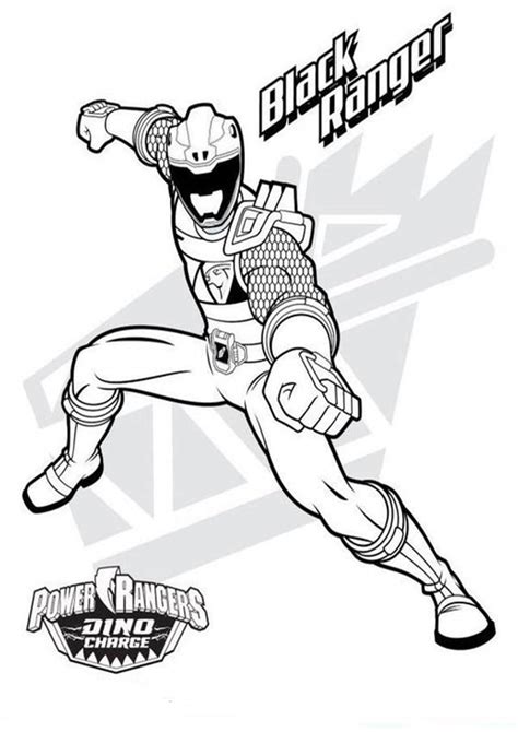 Free Power Ranger Coloring Pages