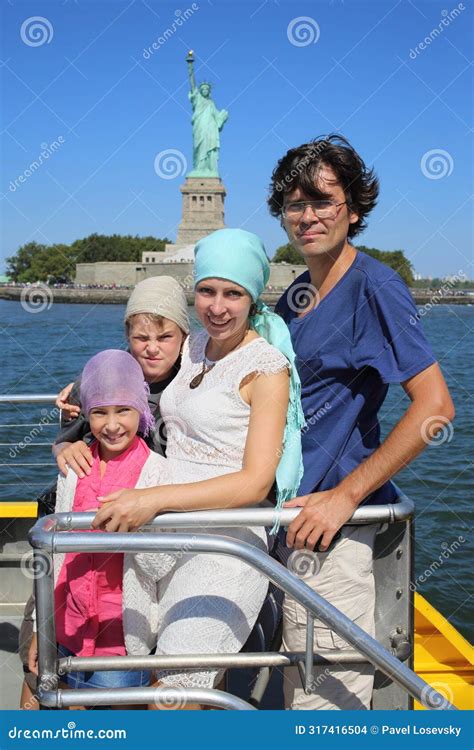 Portrait of Parents with Their Son and Daughter on Stock Photo - Image ...