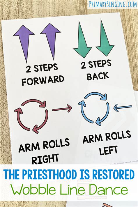 The Priesthood is Restored Wobble Line Dance - Primary Singing