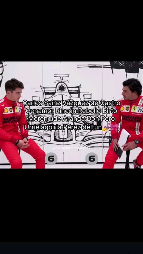 Carlos Sainz full name nel 2025