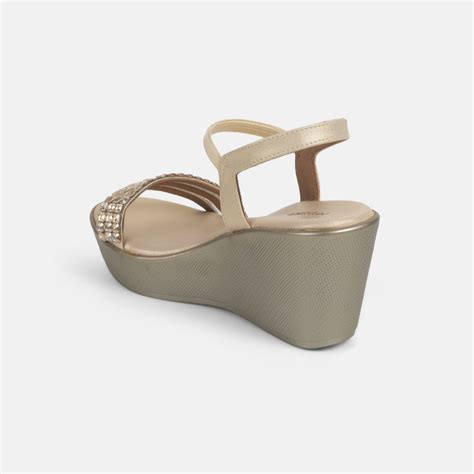 Buy Mochi Women Gold Party Sandals Online | SKU: 35-902059-15-36 ...