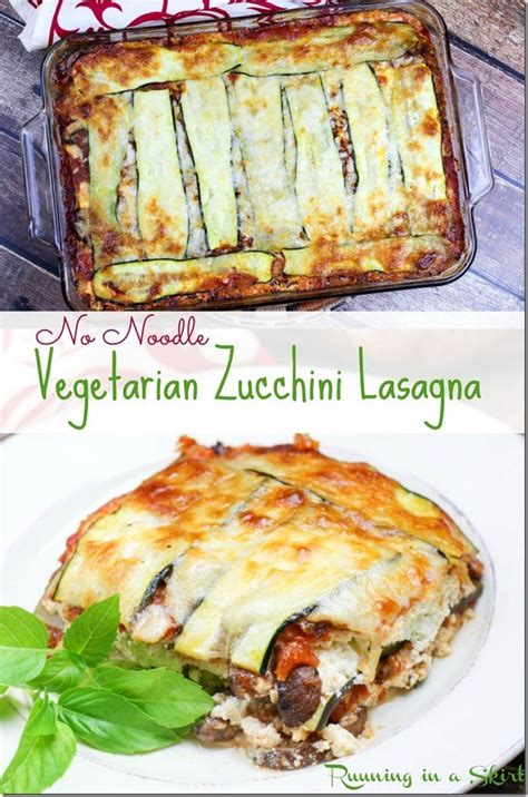 No Noodle Vegetarian Zucchini Lasagna
